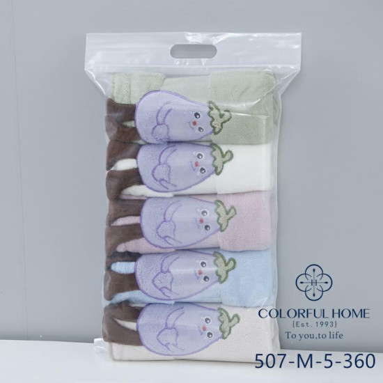 Рушник кухонний із мікрофібри Colorful Баклажан 35х70 см арт. 507-5
