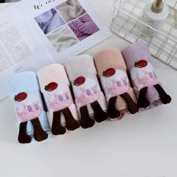 Кухонний рушник з мікрофібри 35х70 з аплікацією Полуниця Colorful 507-11 M
