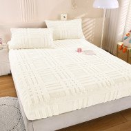 Простынь на резинке двуспальная из микрофибры 160х200 см с наволочками Colorful арт. 03-25/4