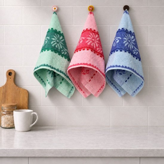 Полотенце кухонное махровое Colorful 25х50 см арт. 7115