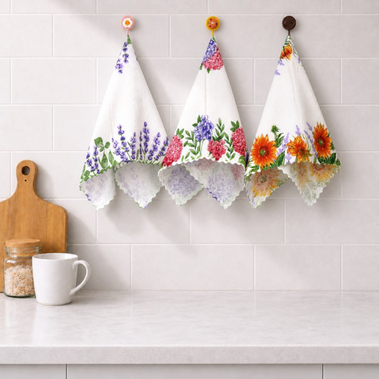 Полотенце кухонное из микрофибры Colorful 25х50 см арт. 519-22