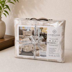 Постільна білизна полуторна з мусліну 150х210 см Colorful арт. 04-156/05