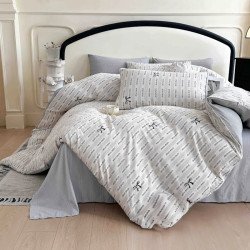 Постільна білизна полуторна з мусліну 150х210 см Colorful арт. 04-156/08