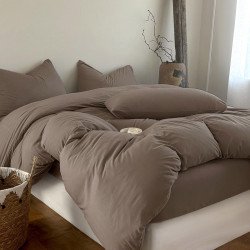 Постільна білизна євро з байки 200х230 см із простирадлом на резинці Colorful арт. 04-213/04